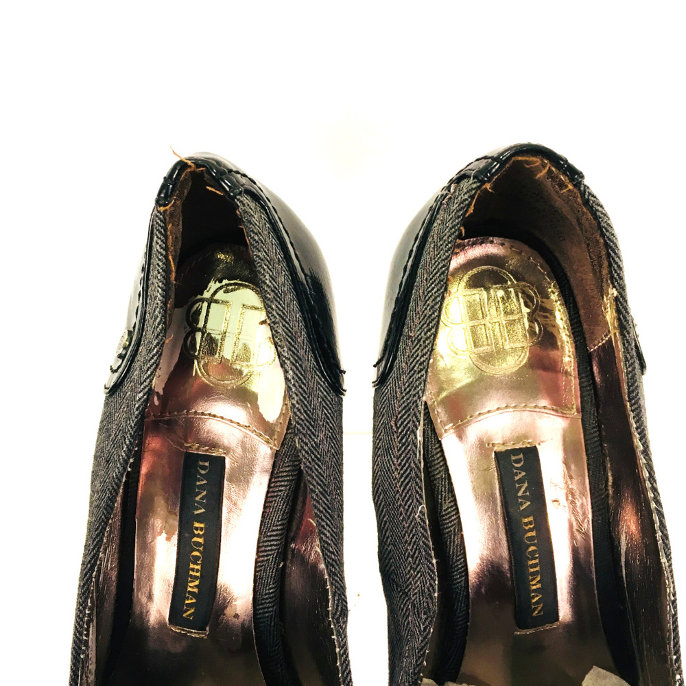Dana Buchman Women Black Fabric Slip-On Size 7 - Picture 6 of 8